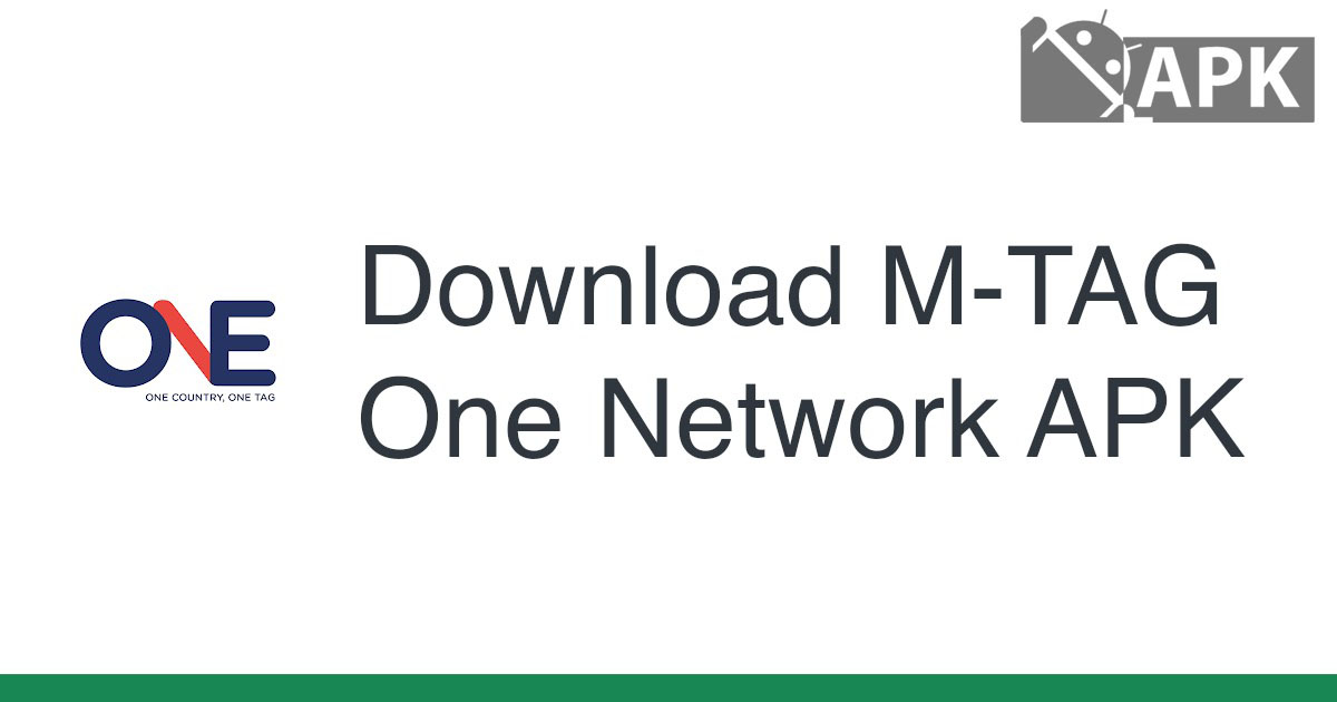M-TAG One Network APK (Android App)